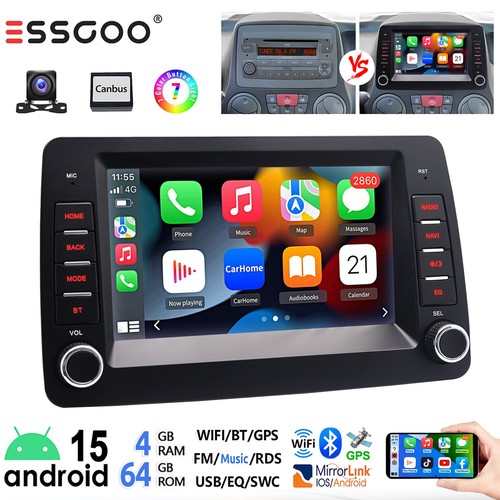 64g carplay fotocamera - 7", 4+64g